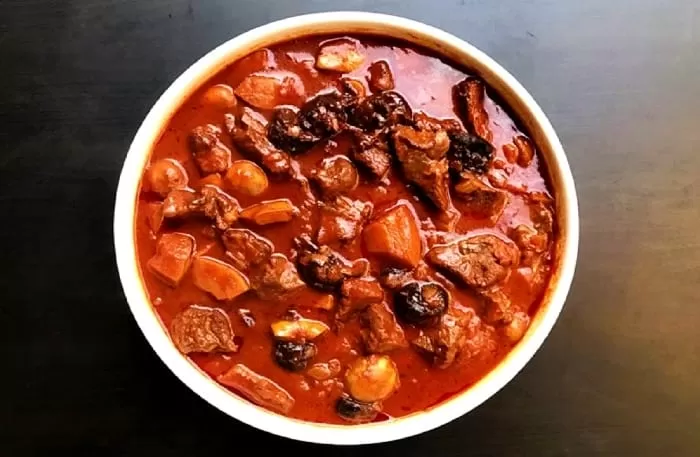 خورش به آلو