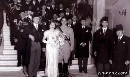 عروسی فوزیه و محمدرضا پهلوی