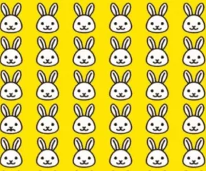یه خرگوش با بقیه فرق داره؛ 5 ثانیه وقت داری پیداش کنی+ جواب