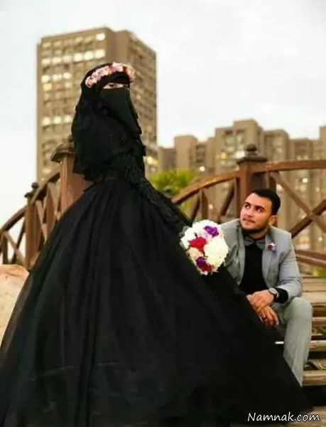 لباس عروس سیاه