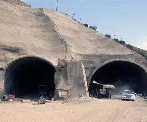 حادثه ریزش تونل در حوالی سیاه بیشه در آزادراه تهران شمال