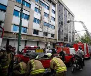 جزئیات حادثه آتش سوزی در خیابان ولیعصر