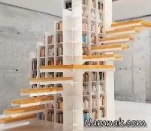 30 مدل کتابخانه خانگی مخصوص زیرپله و فضای کوچک 