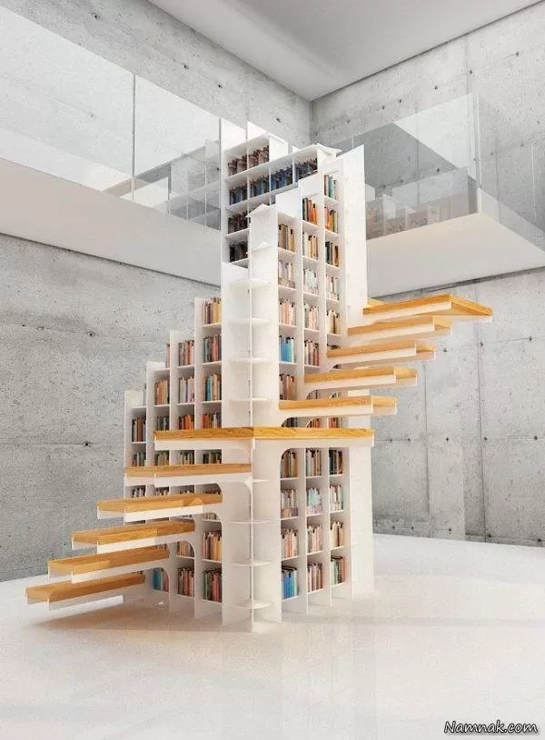 مدل کتابخانه خانگی