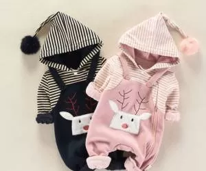 لباس سرهمی نوزاد دختر و پسر برای فصول مختلف + تصاویر