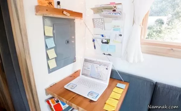 طراحی میز کار بدون اشغال کردن فضا
