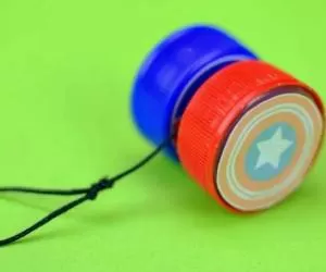 آموزش کامل ساخت یویو با در بطری پلاستیکی و چوب