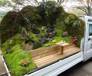 تبدیل کامیون به باغچه | باغ های زیبای کامیونی در ژاپن