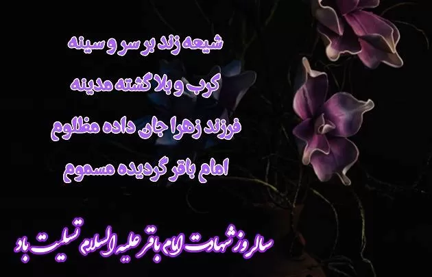 شعر شهادت امام باقر