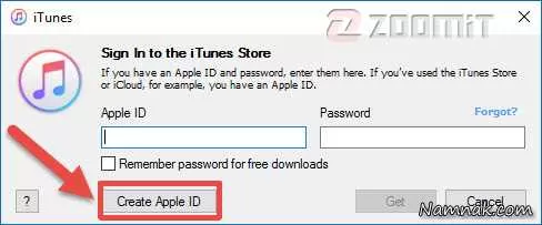 ساخت apple id