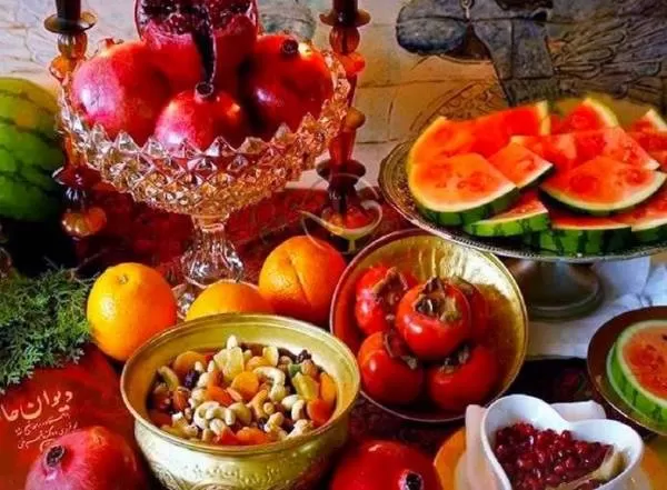 خوراکی های شب یلدا