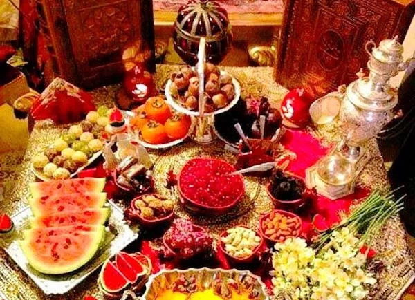 سفره شب یلدا 