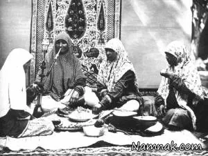 میهمانی چای جالب ترین مراسم زنان قاجاری