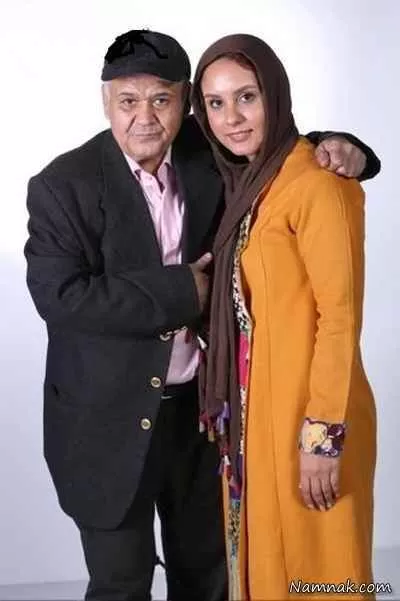 اکبر عبدی در کنار دخترش + عکس
