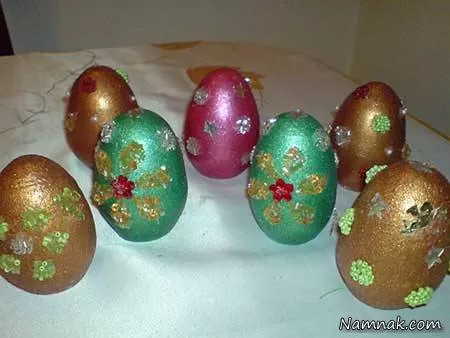 تزیین تخم مرغ 