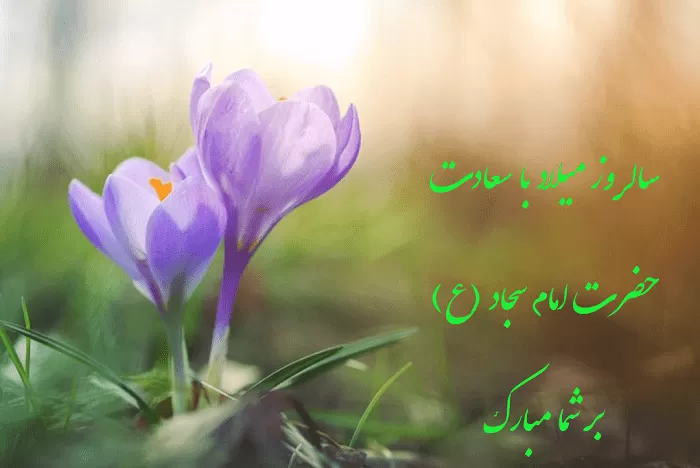 پیامک ولادت امام سجاد مبارک