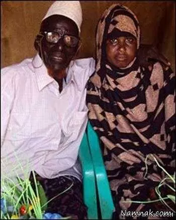عکس ازدواج پیرمرد با دختر جوان