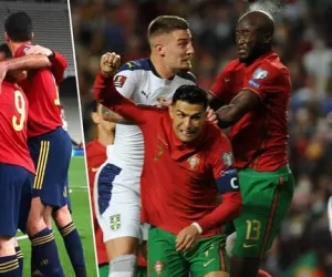 صعود صربستان و اسپانیا به جام جهانی