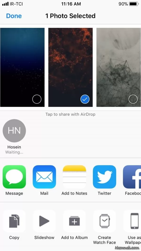 airdrop ios 11