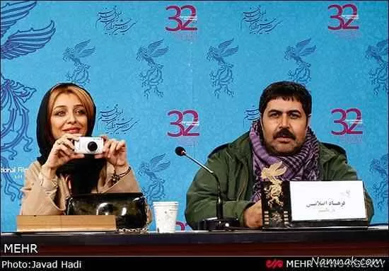 ساره بیات و فرهاد اصلانی در جشنواره فیلم فجر