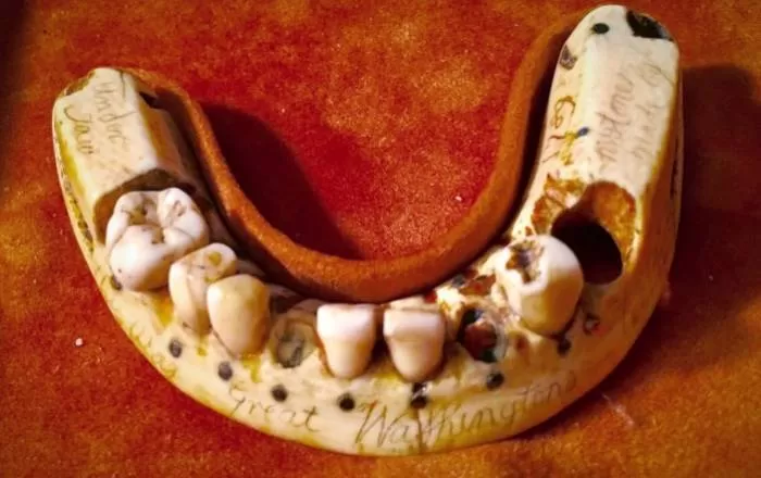 دندان مصنوعی چوبی 