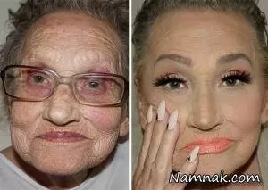 آرایش پیرزن 80 ساله سوژه جهانی شد!