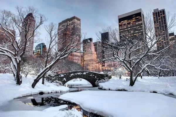 برف در نیویورک 15 برابر قطب جنوب