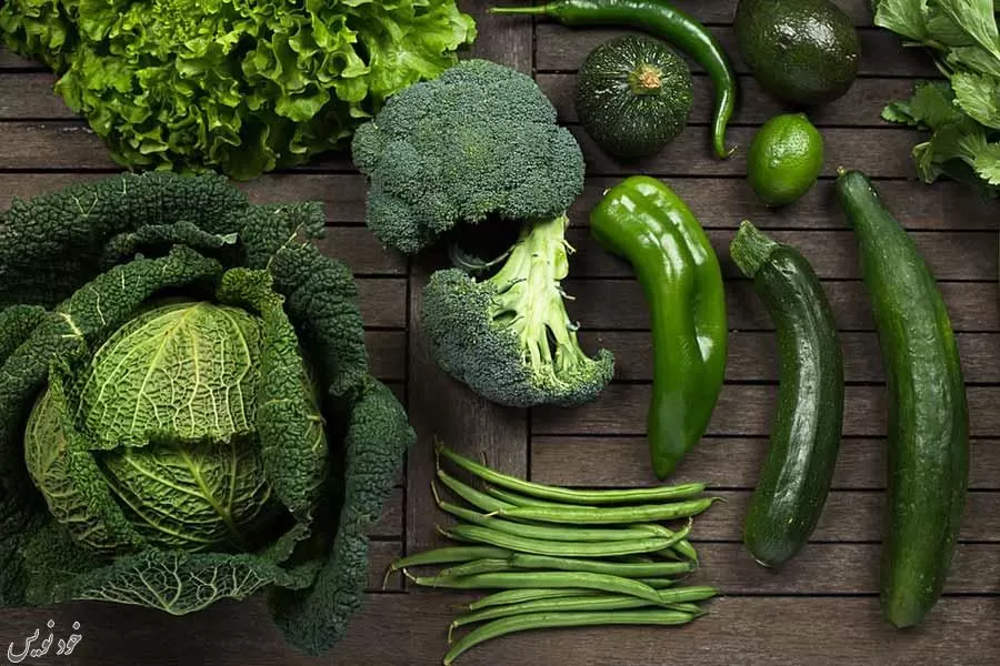 خواص تغذیهای سبزیجات |فواید و انواع سبزیجات با برگ سبز روشن و تیره