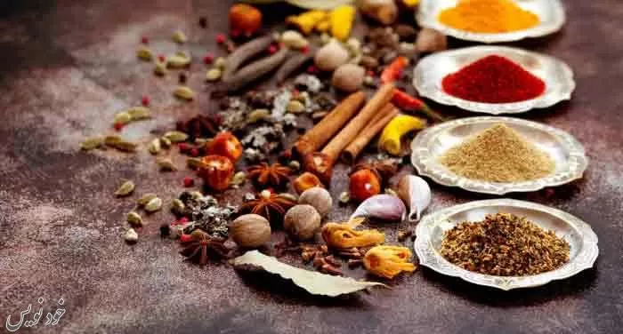 لیست کامل ادویه جات به زبان انگلیسی |Spices | ادویه های هندی